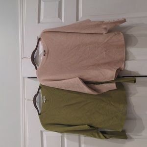 2 Boat neck sweaters